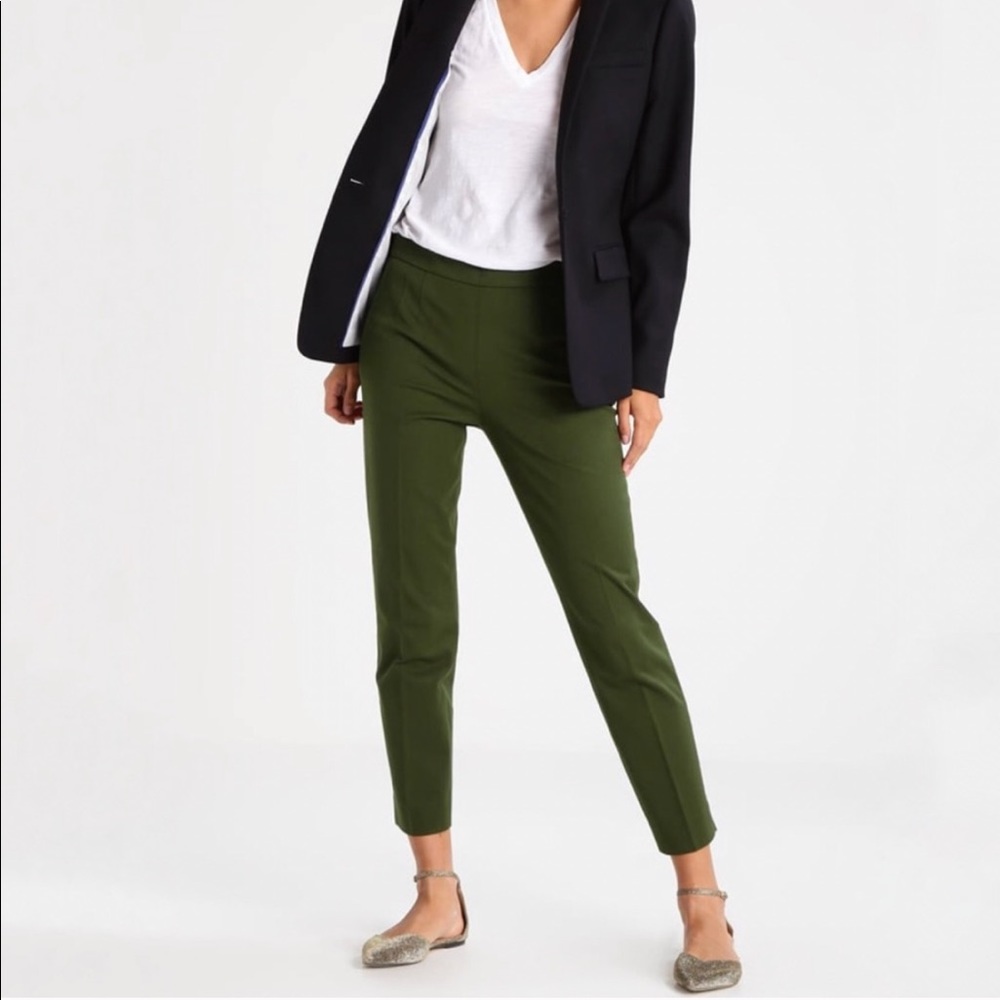 NWT J. Crew Martie Pine Crop Trouser Pant SOLD OUT
